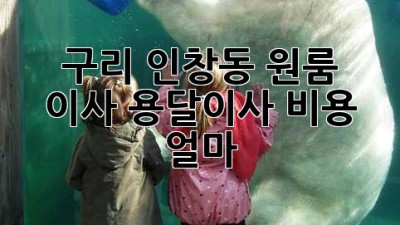 구리 인창동 원룸 이사, 용달이사 비용 얼마?